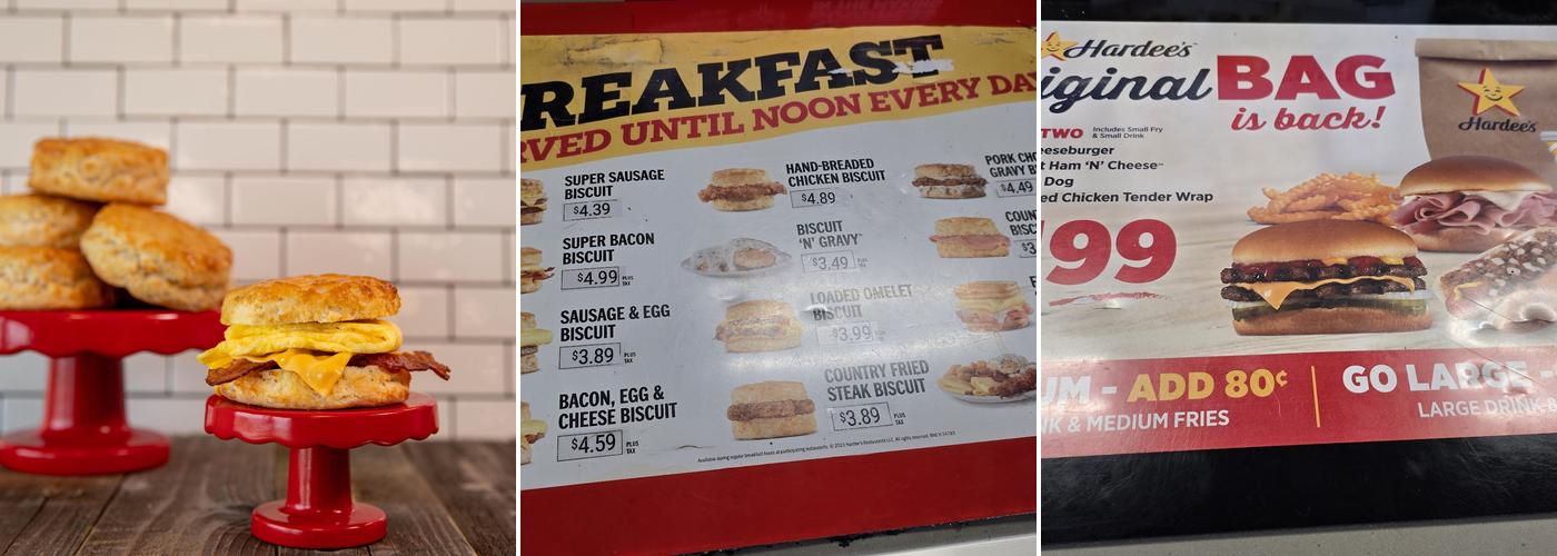 Hardee's Menu