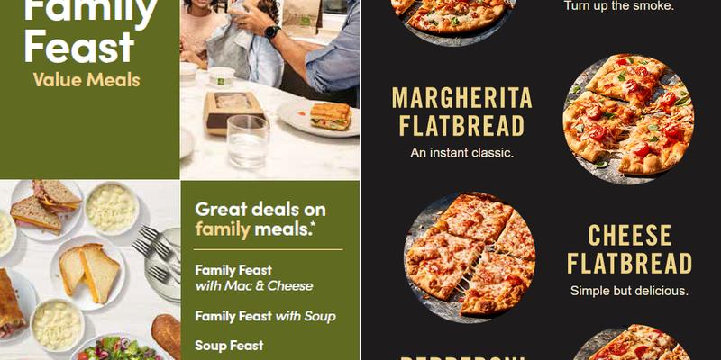 Panera Bread Menu