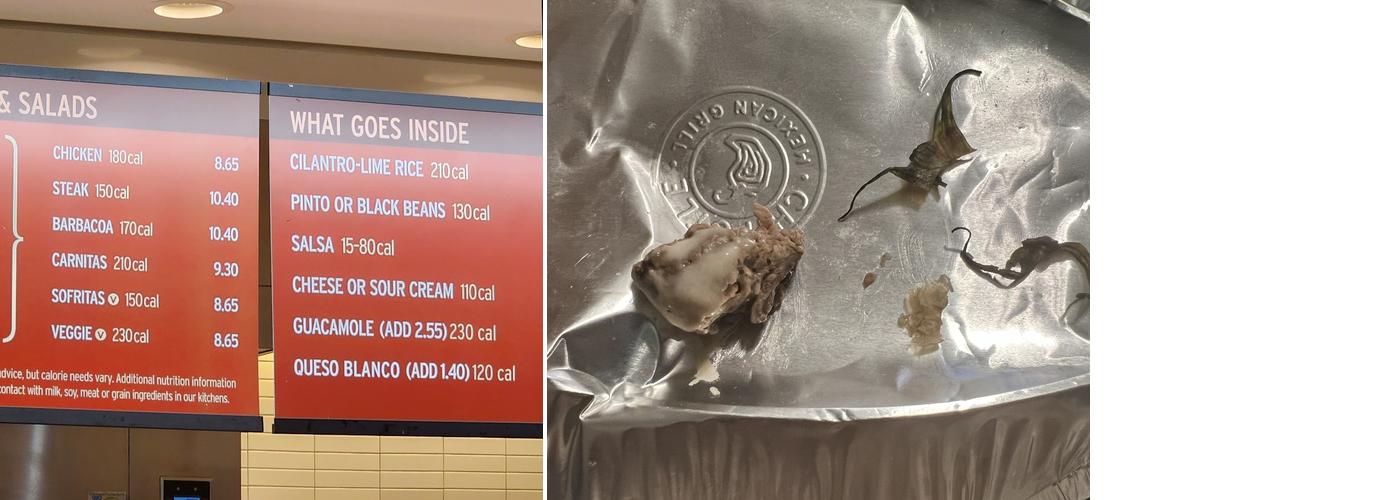 Chipotle Mexican Grill Menu