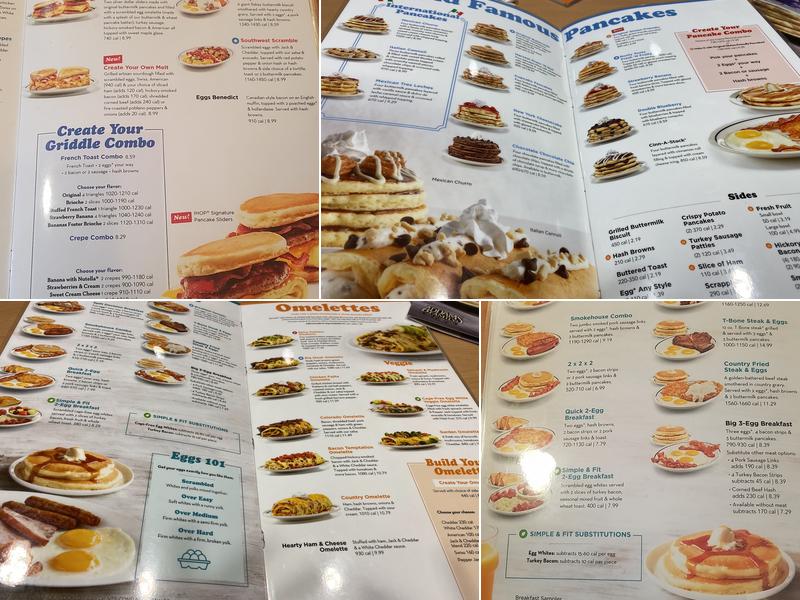 IHOP Menu