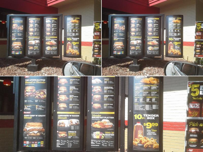Hardee's Menu