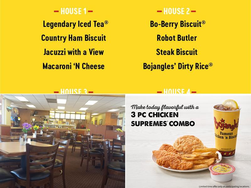 Bojangles Menu
