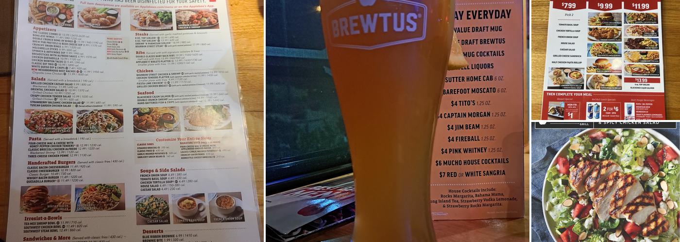 Applebee's Grill + Bar Menu