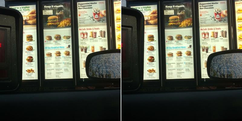McDonald's Menu