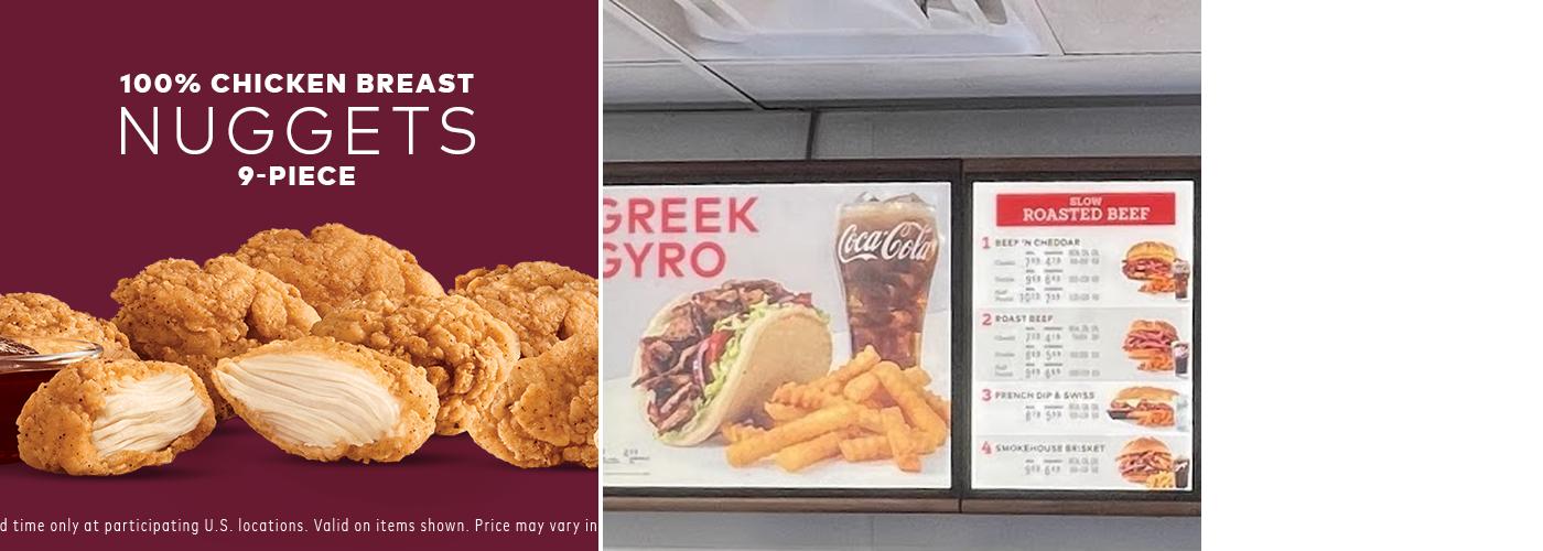 Arby's Menu