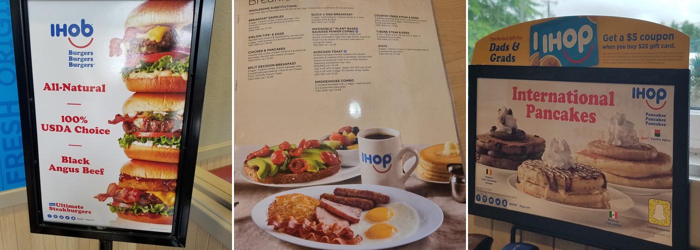 IHOP Menu