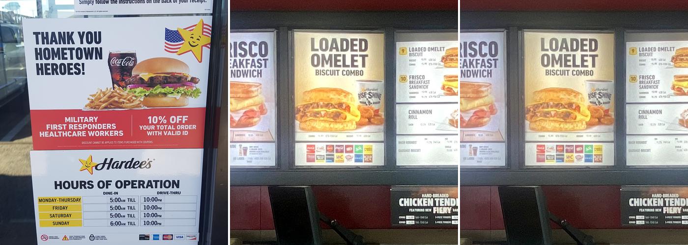 Hardee’s Menu