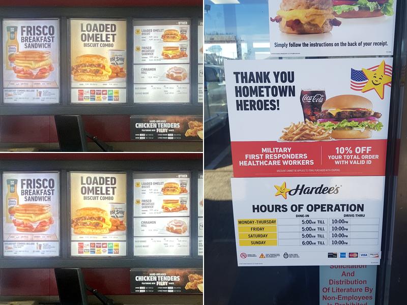 Hardee’s Menu
