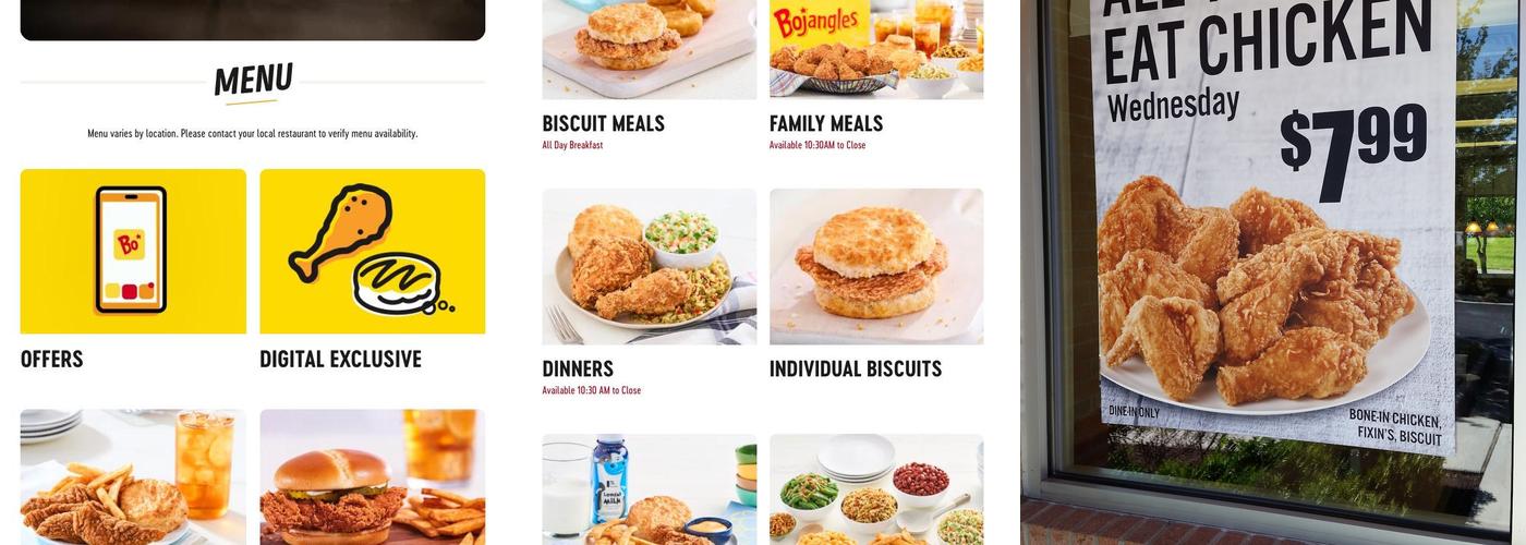 Bojangles Menu