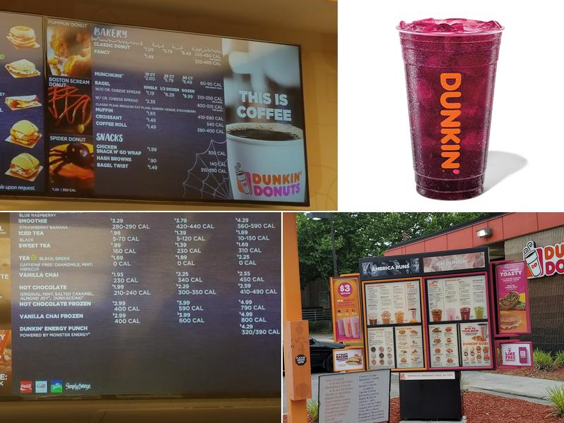 Dunkin' Menu