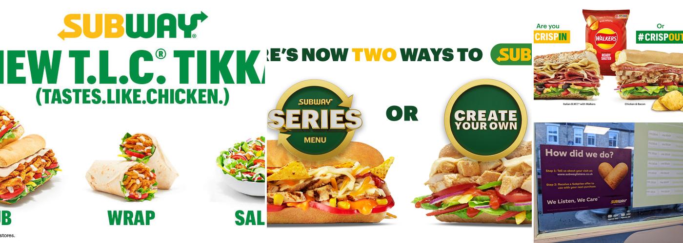 Subway Menu