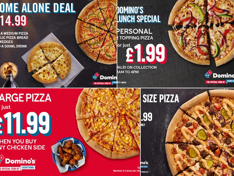 Domino's Pizza - Cambridge - North Menu