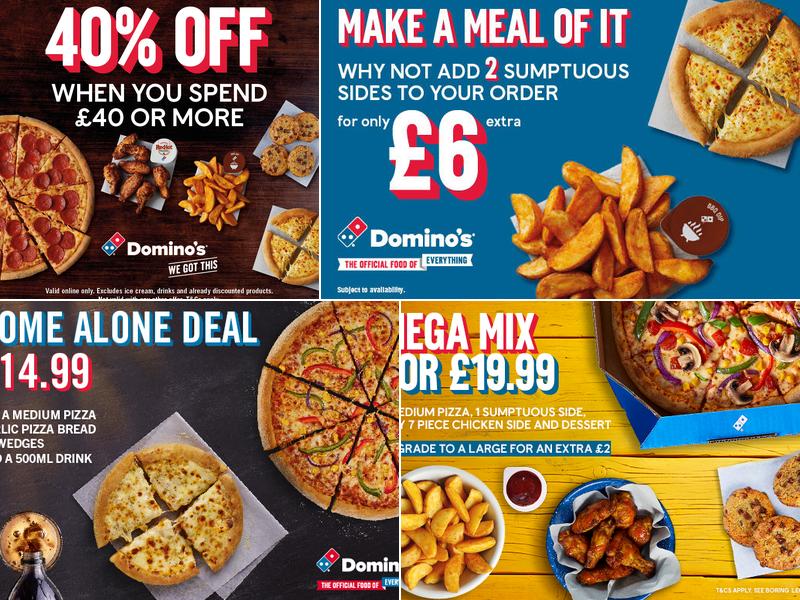 Domino's Pizza- Cambridge - Cherry Hinton Menu