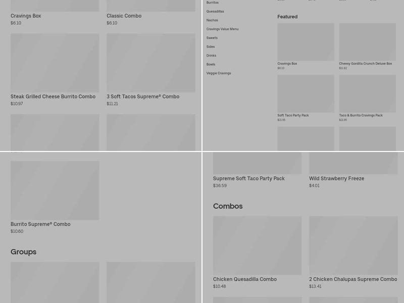 Taco Bell Menu