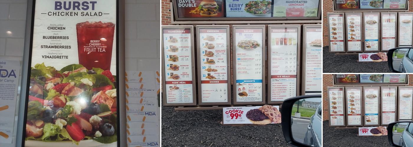 Wendy's Menu