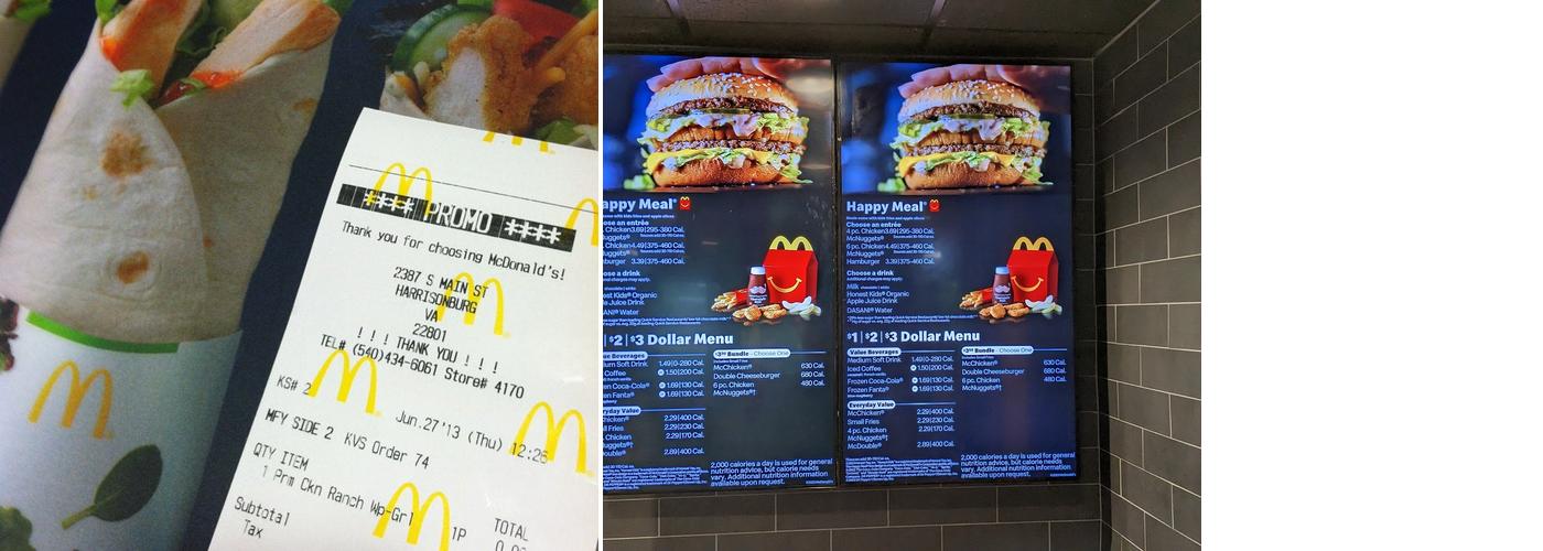 McDonald's Menu