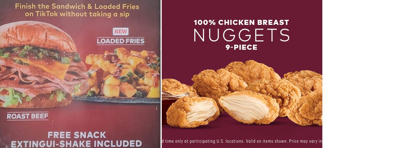 Arby's Menu