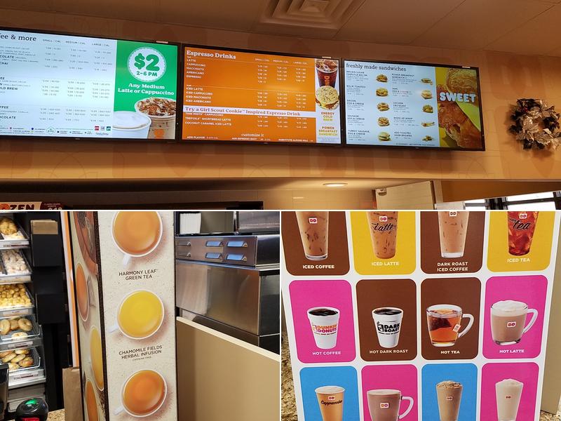Dunkin' Menu