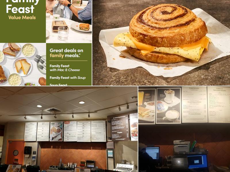 Panera Bread Menu