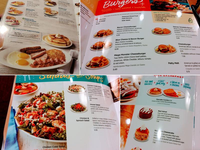 IHOP Menu