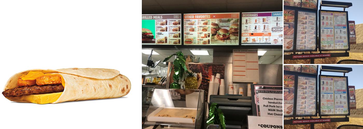 Burger King Menu