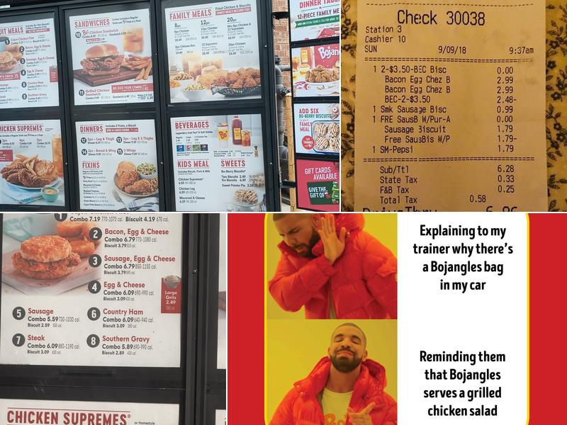 Bojangles Menu