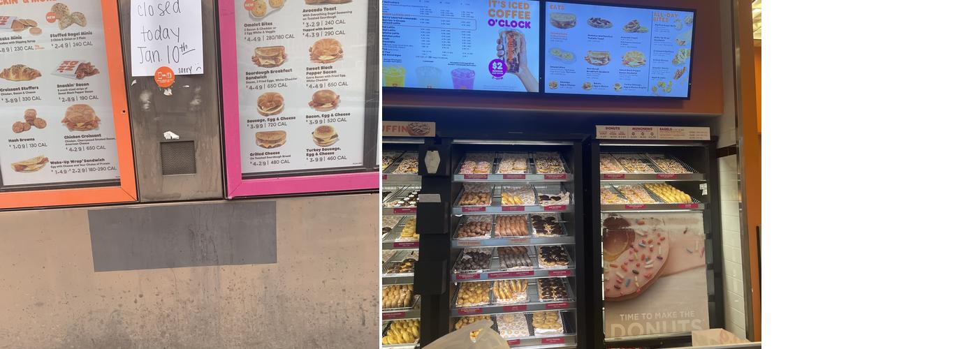 Dunkin' Menu