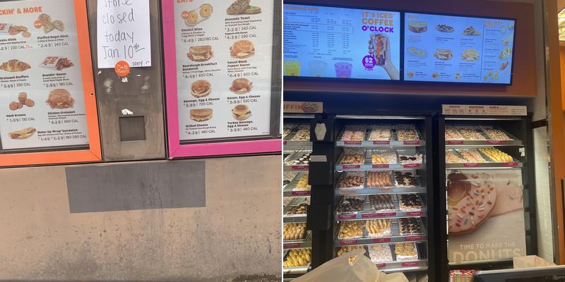 Dunkin' Menu