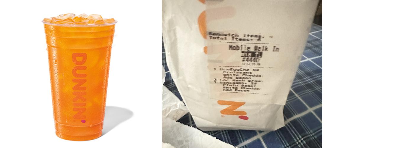 Dunkin' Menu