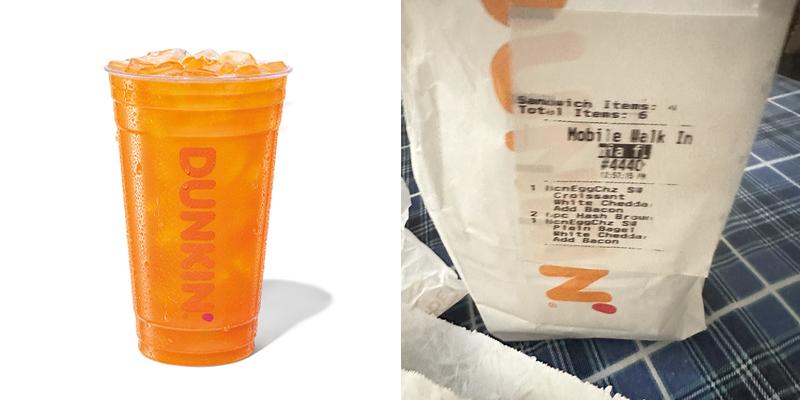 Dunkin' Menu