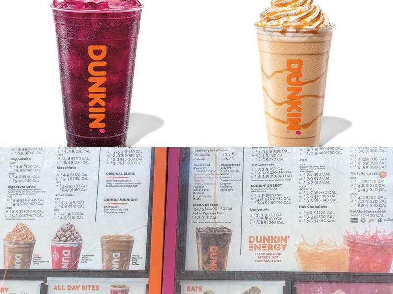 Dunkin' Menu