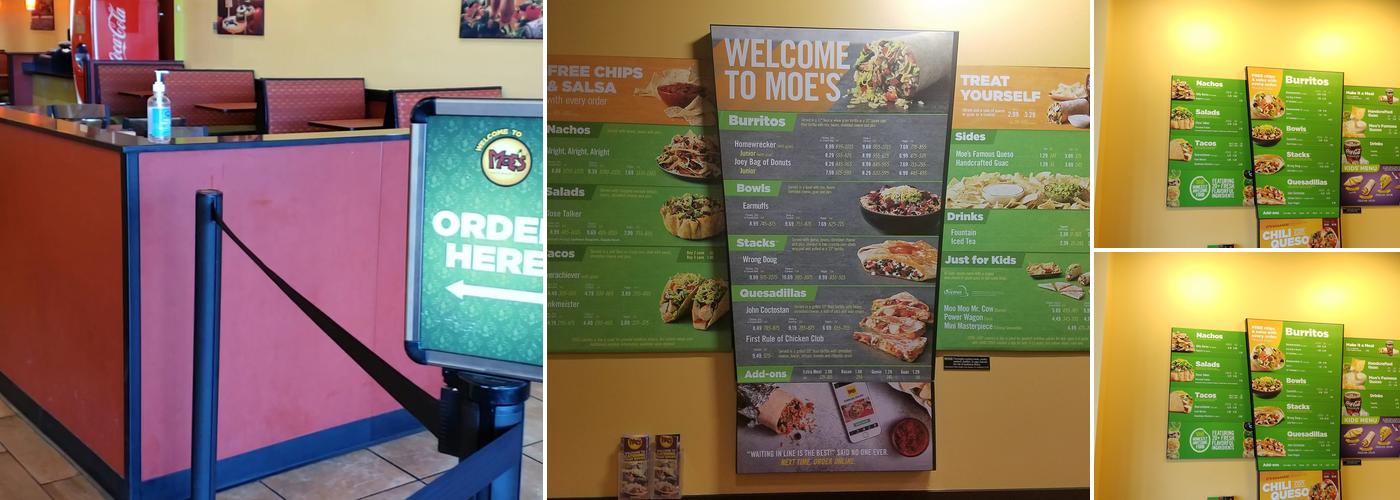 Moe's Southwest Grill Menu