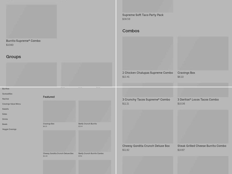 Taco Bell Menu