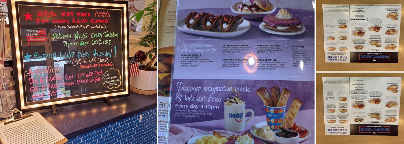IHOP Menu