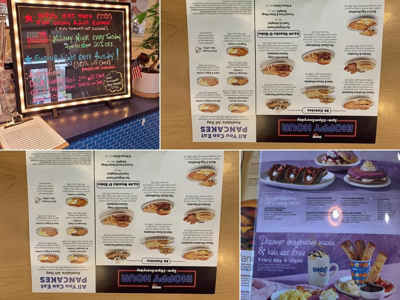 IHOP Menu