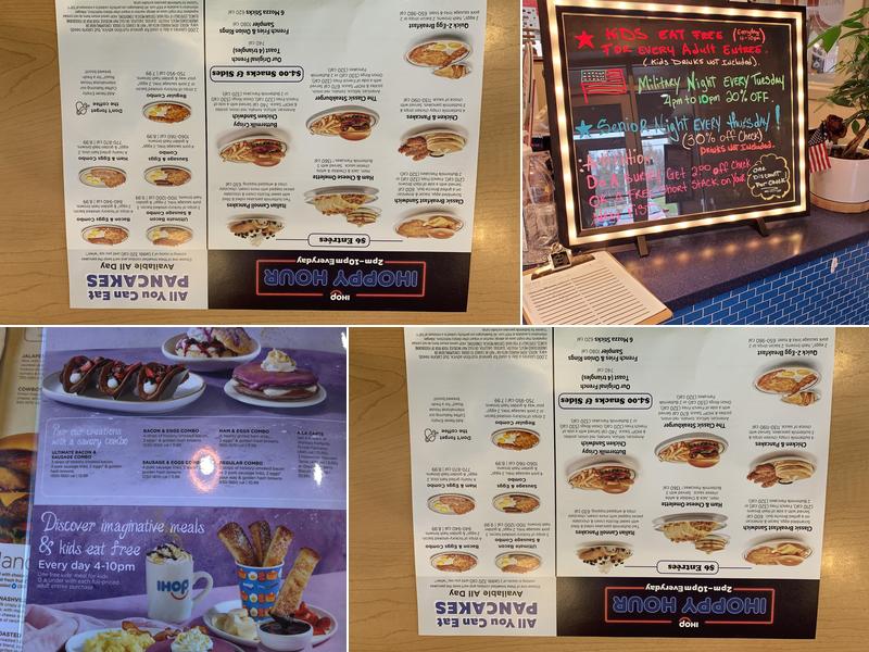 IHOP Menu