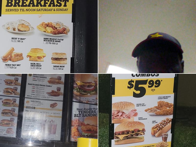 Hardee's Menu