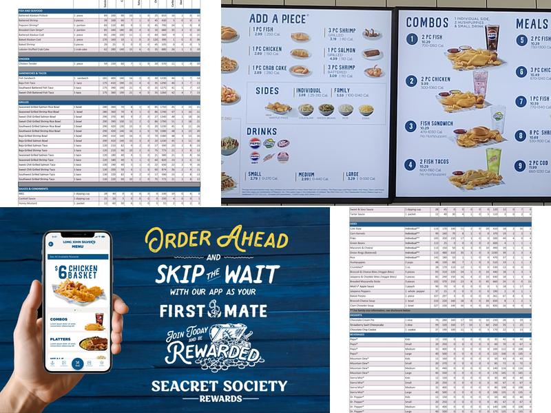 Long John Silver's Menu