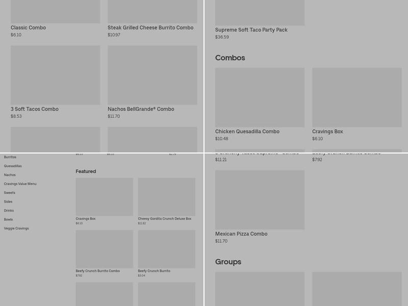 Taco Bell Menu