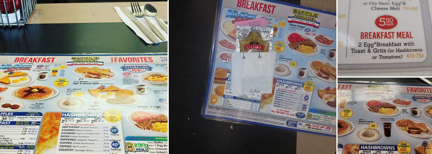 Waffle House Menu