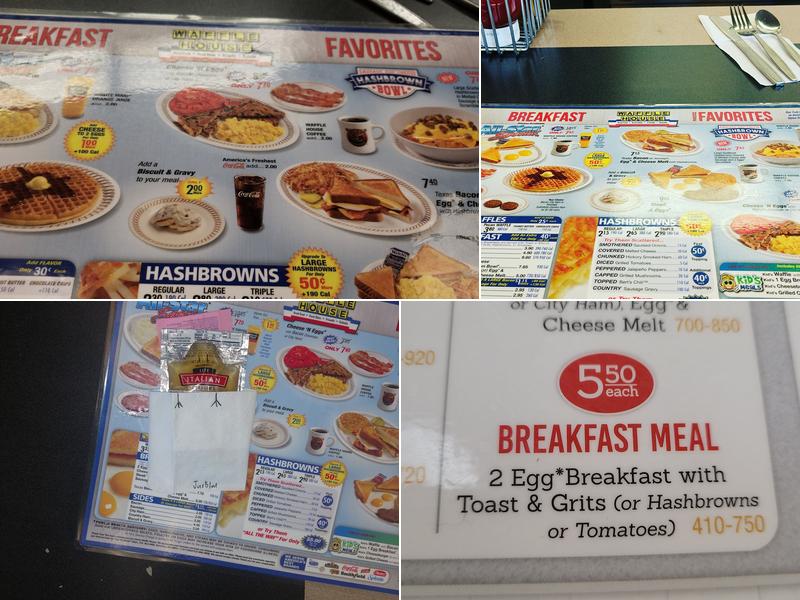 Waffle House Menu