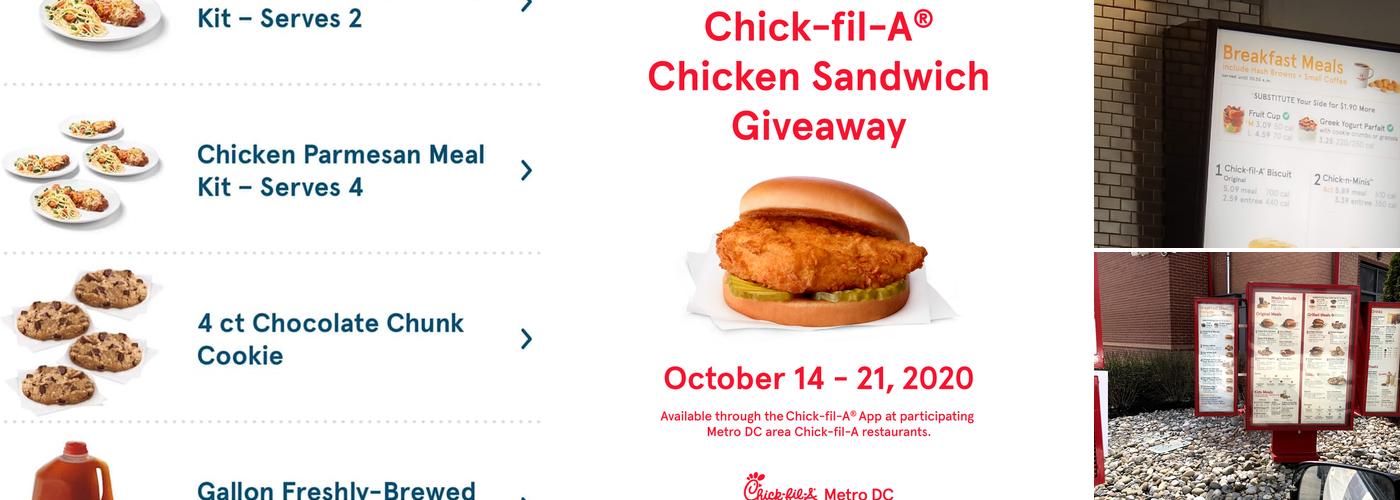 Chick-fil-A Menu
