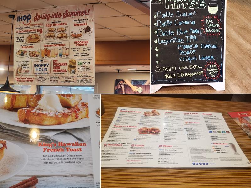 IHOP Menu