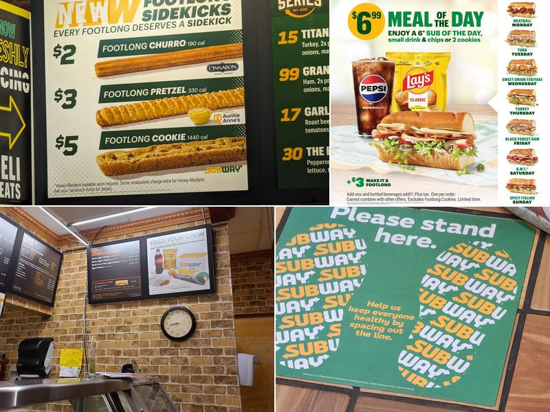 Subway Menu