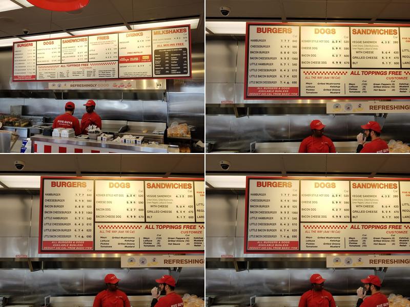 Five Guys Menu