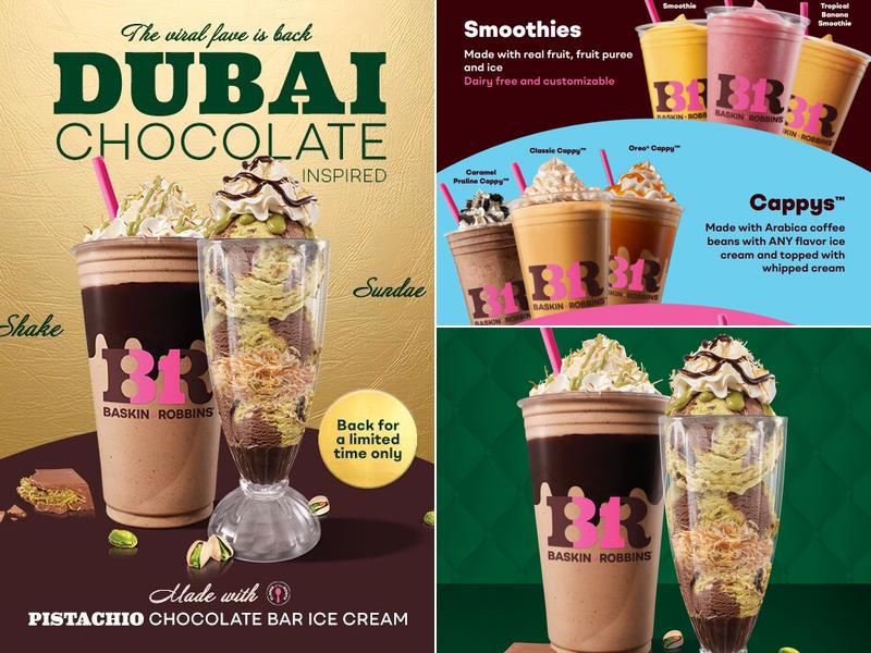 Baskin-Robbins Menu