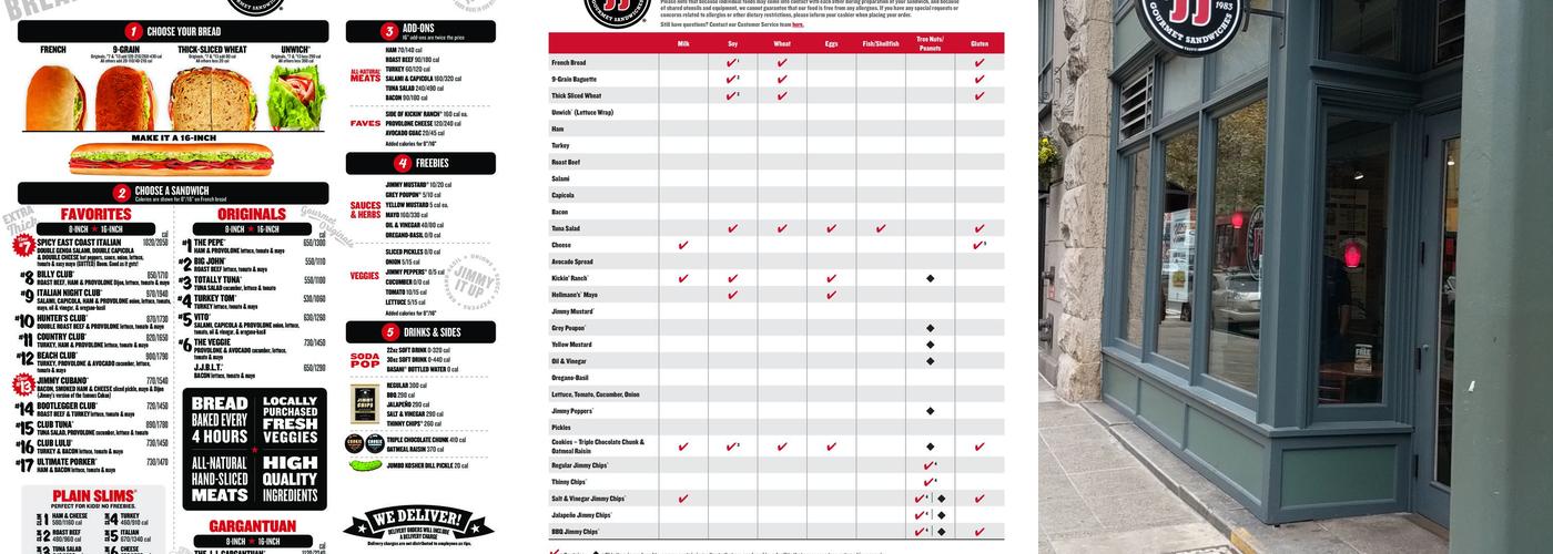 Jimmy John's Menu