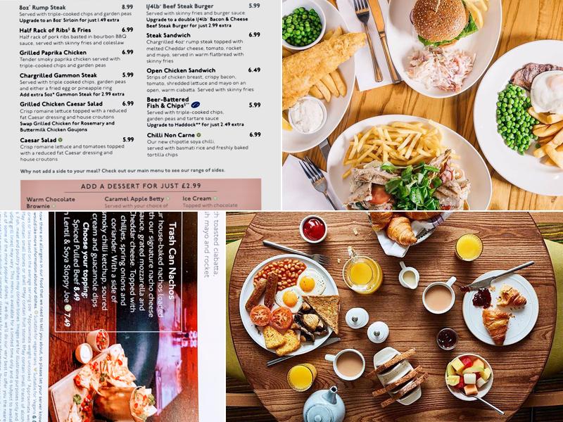 Beefeater Strawberry Field Menu