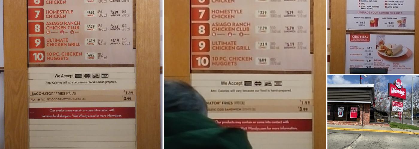 Wendy's Menu