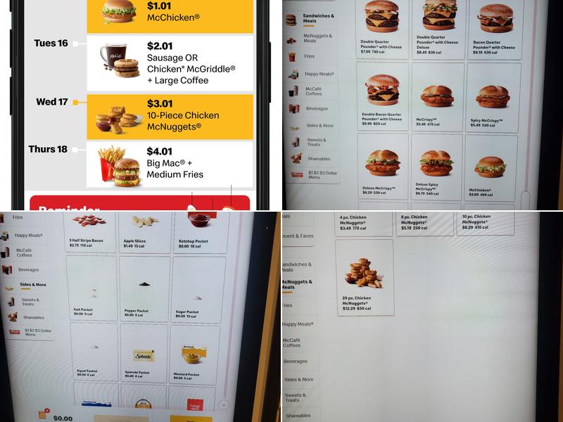 McDonald's Menu